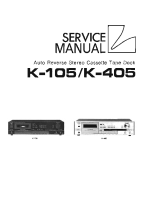 Luxman K-405-K-105-Service-Manual